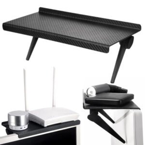 Organizador de Estante Superior para TV, Monitor e Computador - Prático Organizador Multiuso para Casa e Escritório - Imagem 6