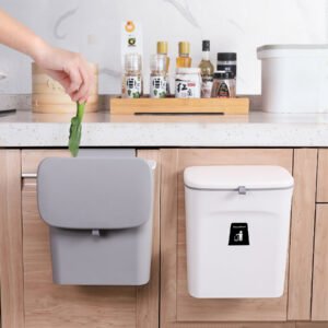 Lixeira de Cozinha com Suporte para Montagem na Parede ou Embaixo da Pia - Imagem 8