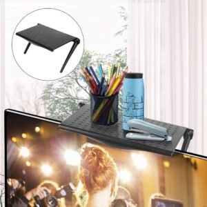 Organizador de Estante Superior para TV, Monitor e Computador - Prático Organizador Multiuso para Casa e Escritório - Imagem 2