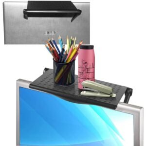 Organizador de Estante Superior para TV, Monitor e Computador - Prático Organizador Multiuso para Casa e Escritório - Imagem 4