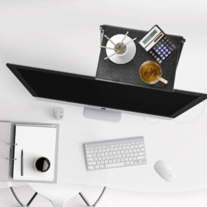 Organizador de Estante Superior para TV, Monitor e Computador - Prático Organizador Multiuso para Casa e Escritório - Imagem 3