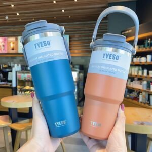 Garrafa Térmica de Café em Aço Inoxidável com Isolamento Duplo - Imagem 2