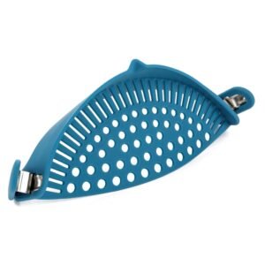 Escorredor de Silicone para Cozinha com Clipe para Panela ou Recipiente - Imagem 6