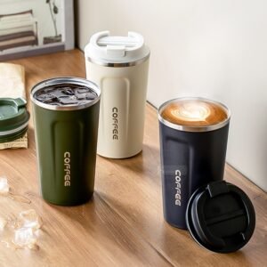 Copo Térmico para Viagem com Antivazamento para Café/Chá/Cerveja - Imagem 8