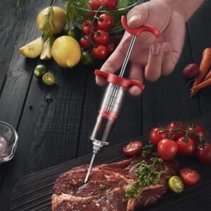 Seringa para Injetar Temperos em Carnes e Frangos Churrasco - Imagem 2