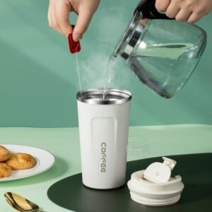 Copo Térmico para Viagem com Antivazamento para Café/Chá/Cerveja - Imagem 6