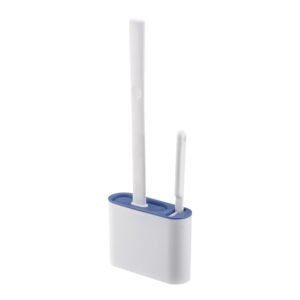 Escova Sanitária de Silicone Flexivel com Suporte Adesivo - Imagem 5