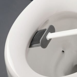 Escova Sanitária de Silicone Flexivel com Suporte Adesivo - Imagem 9