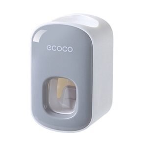 Dispenser Automático de Pasta de Dente com Suporte para Escova de Dentes - Conjunto de Acessórios para Banheiro - Imagem 5