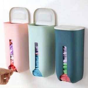 Organizador Prático para Sacolas Plásticas de Cozinha