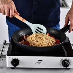 Conjunto de Utensílios de Cozinha em Silicone e Madeira - Imagem 11