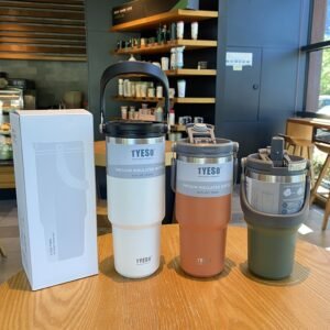 Garrafa Térmica de Café em Aço Inoxidável com Isolamento Duplo - Imagem 9
