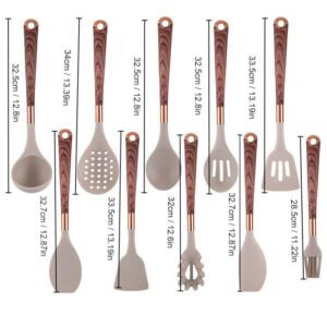 Conjunto de Utensílios de Cozinha em Silicone - Imagem 6