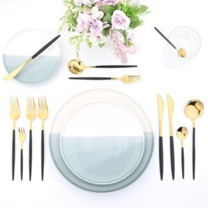 Conjunto de Talheres Elegante de 24 Peças em Várias Cores - Imagem 14
